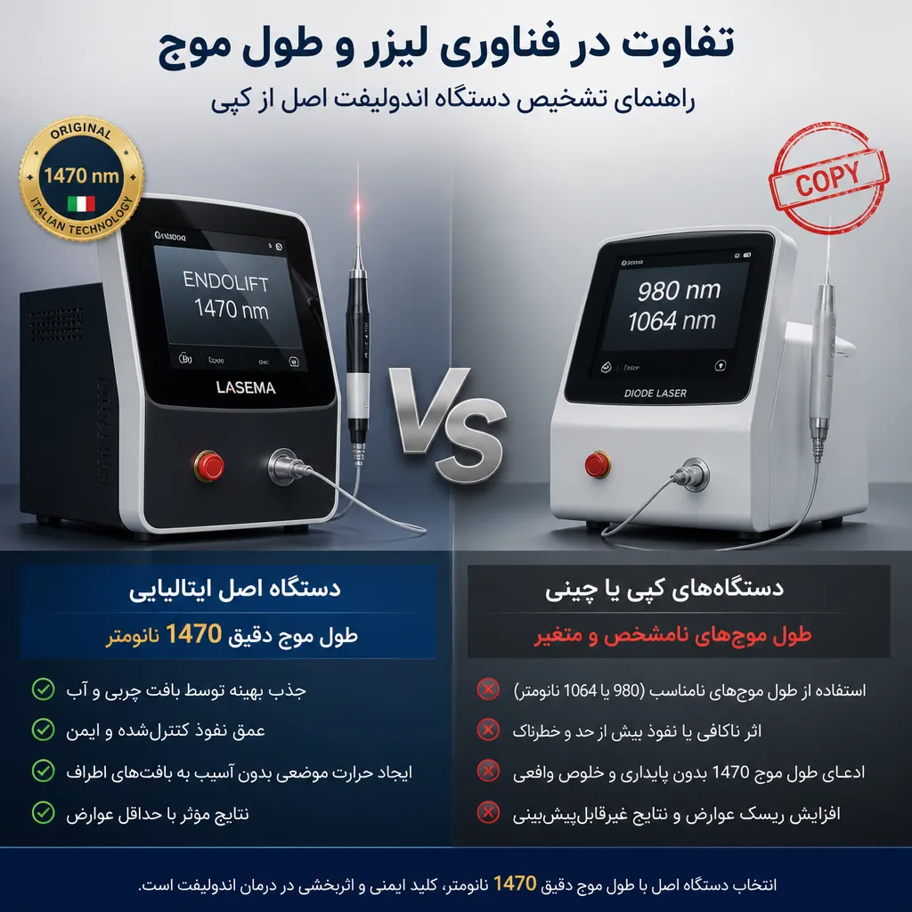 تفاوت در فناوری لیزر و طول موج
