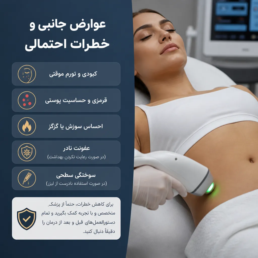 عوارض جانبی و خطرات احتمالی