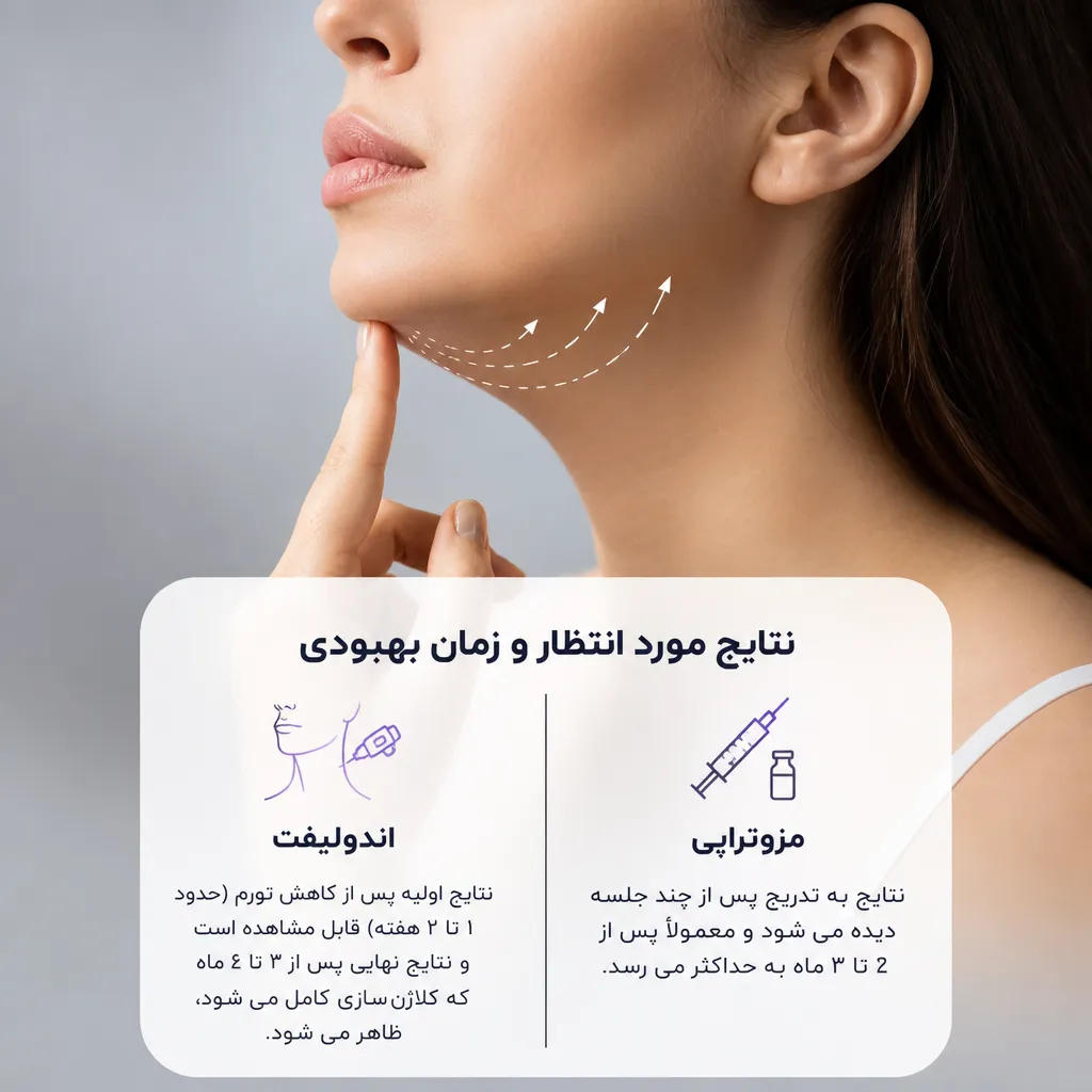 نتایج مورد انتظار و زمان بهبودی