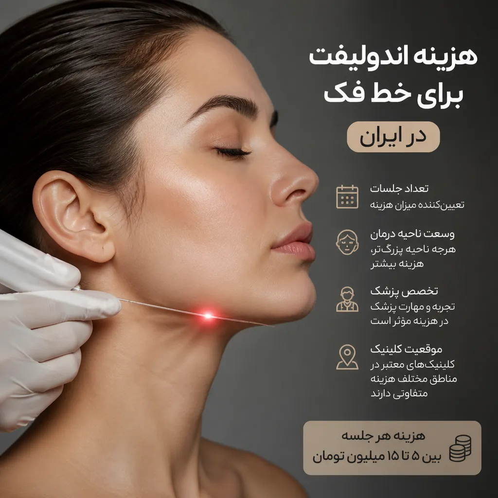 هزینه اندولیفت برای خط فک در ایران