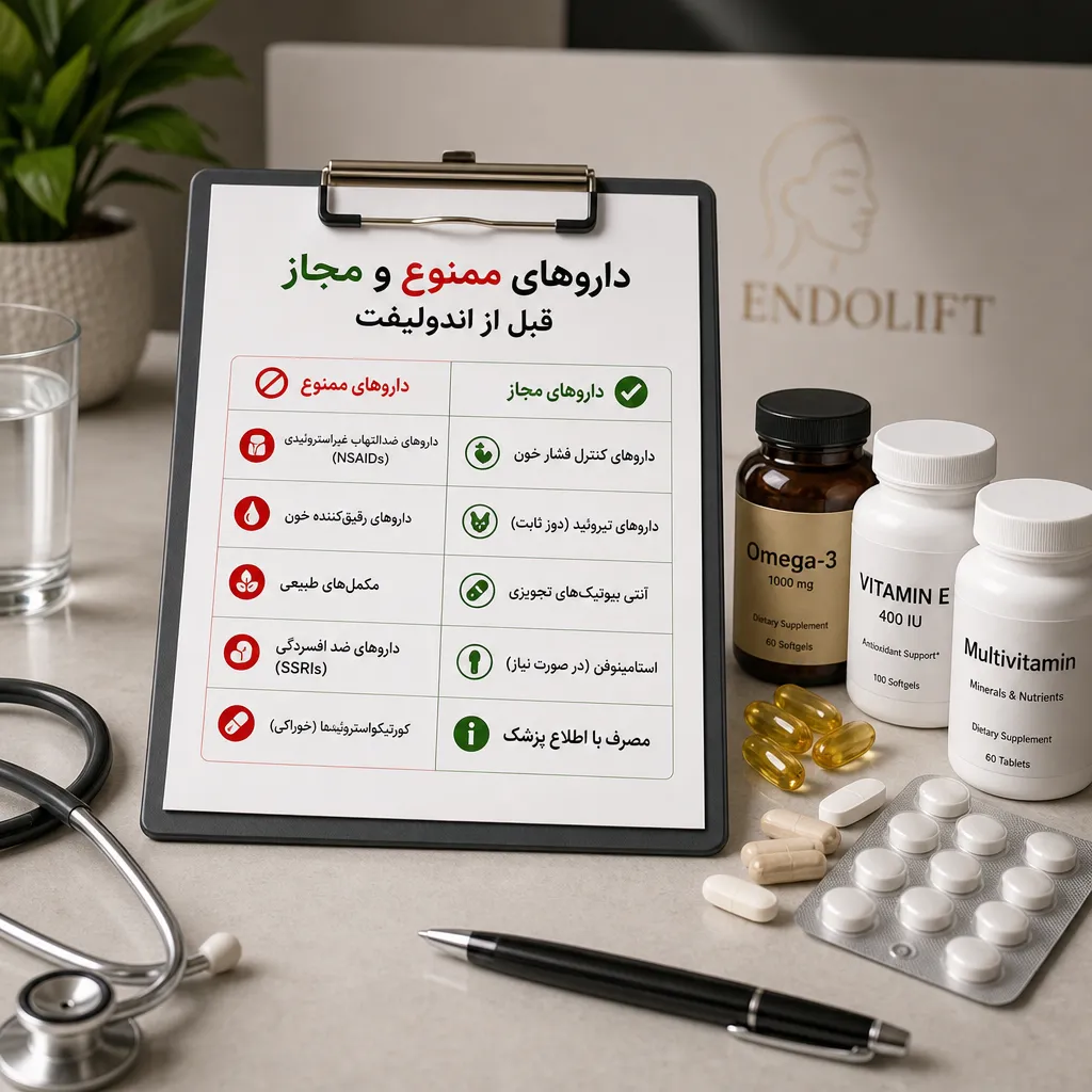 بررسی کامل داروهای ممنوع و مجاز قبل از اندولیفت