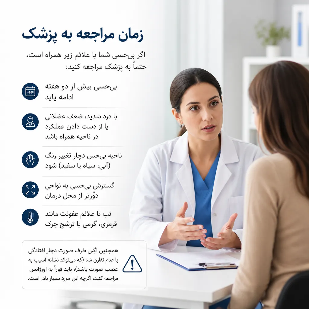 زمان مراجعه به پزشک