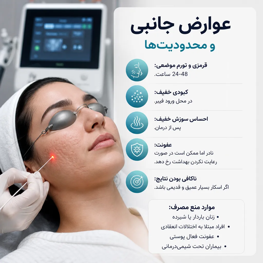 عوارض جانبی و محدودیت&zwnj;ها