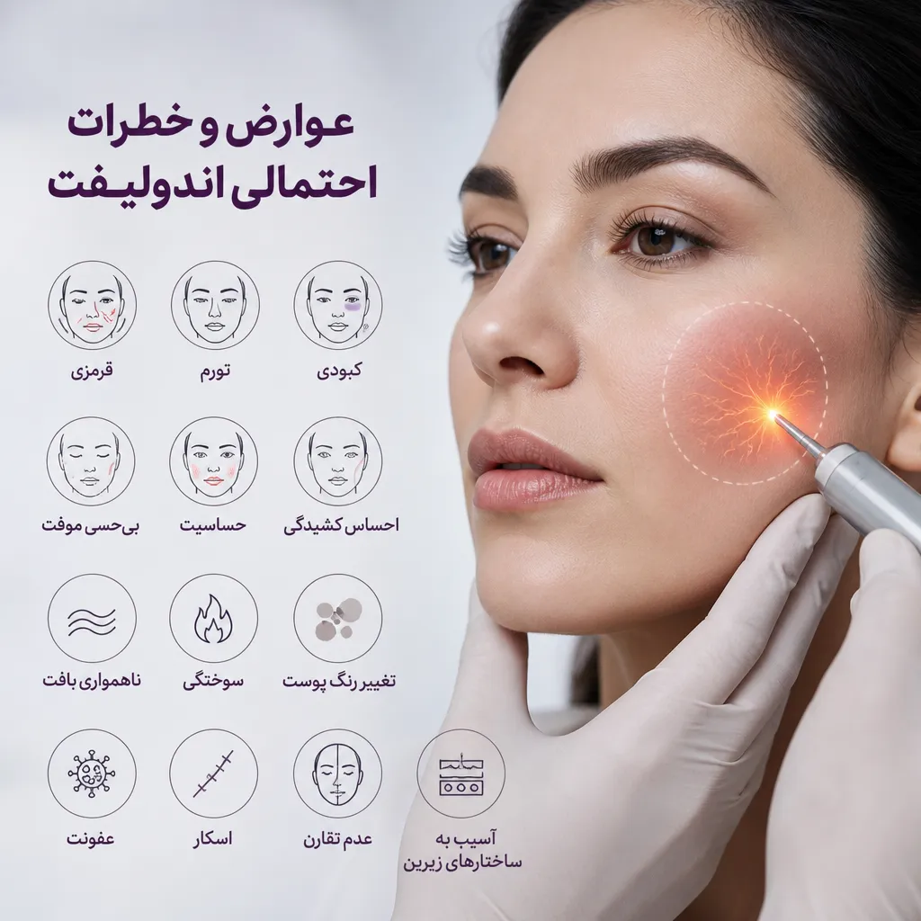 عوارض و خطرات احتمالی اندولیفت
