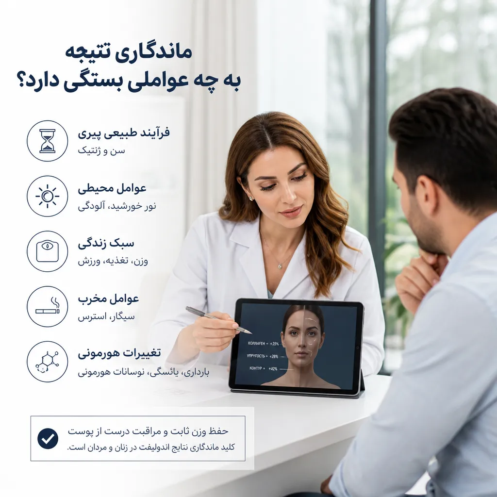 ماندگاری نتیجه به چه عواملی بستگی دارد؟