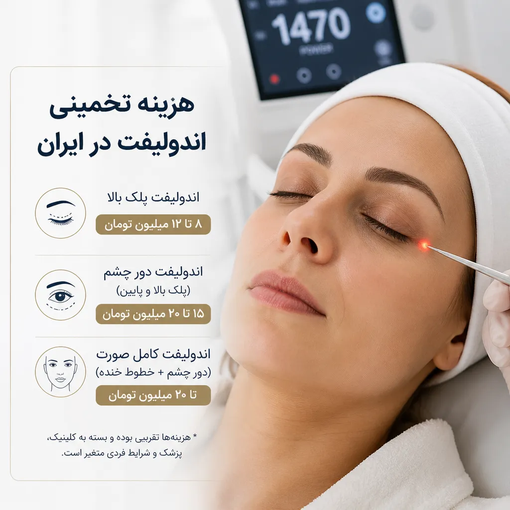 هزینه تخمینی اندولیفت در ایران