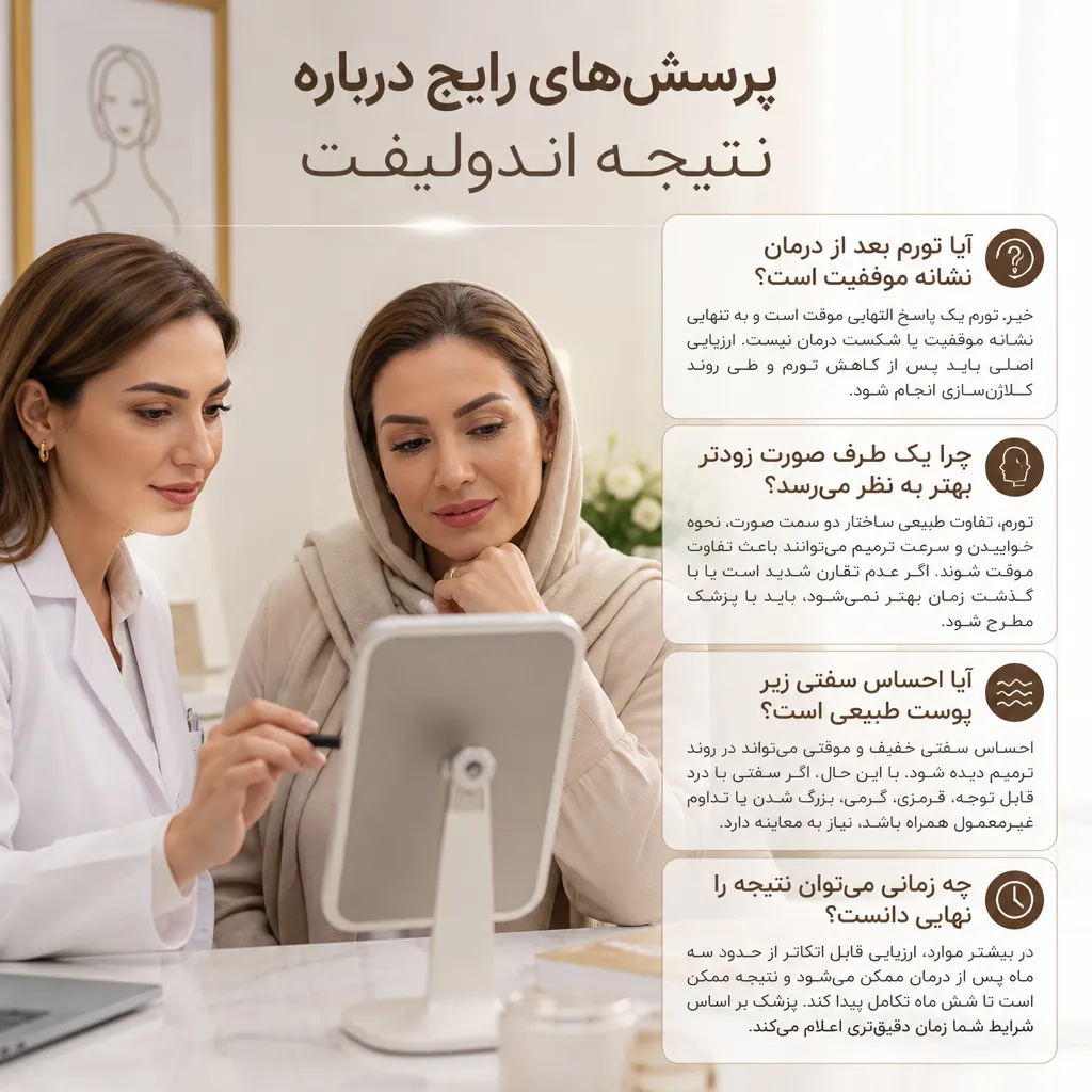 پرسشهای رایج درباره نتیجه اندولیفت