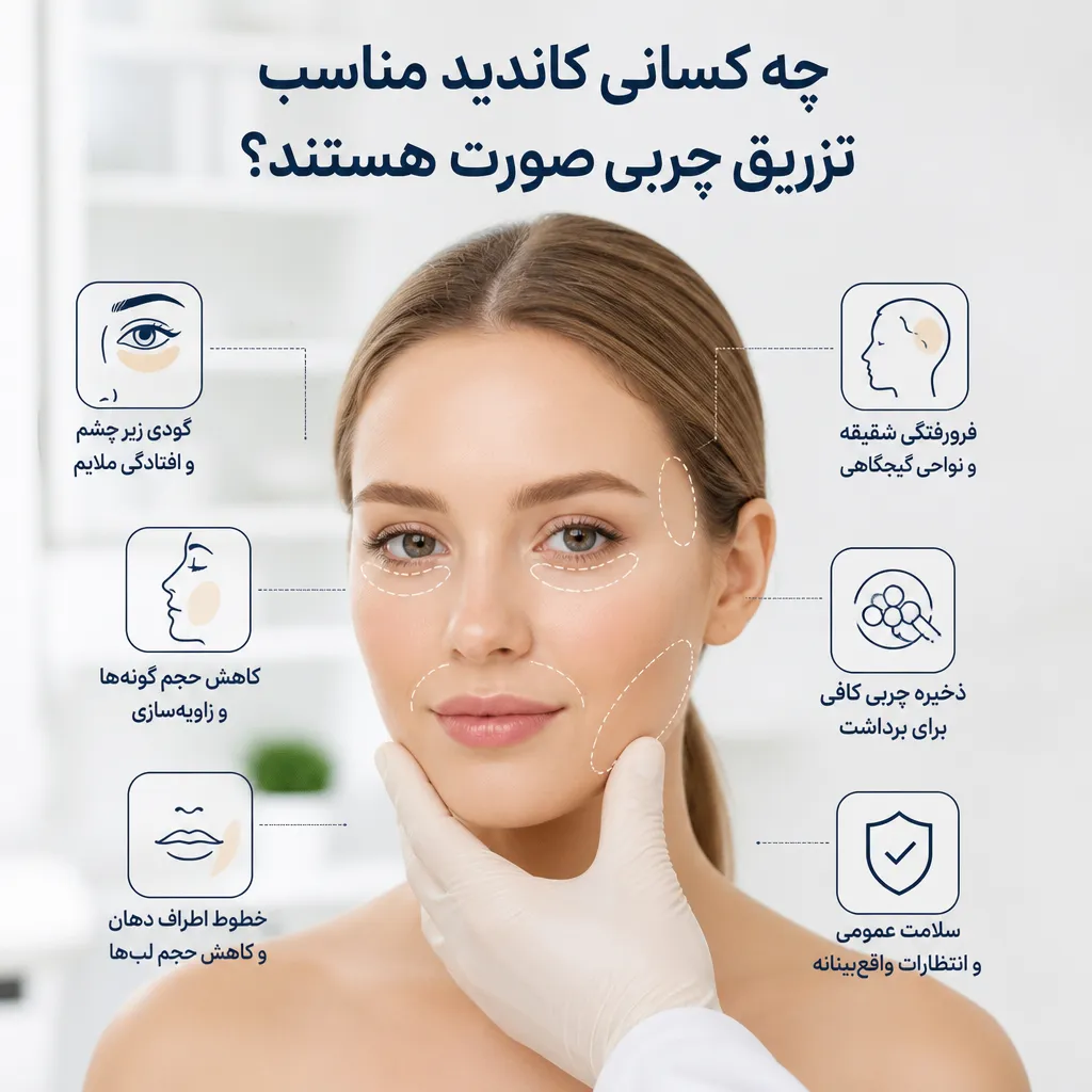 چه کسانی کاندید مناسب تزریق چربی صورت هستند؟